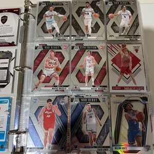 Rookie basketball card binder